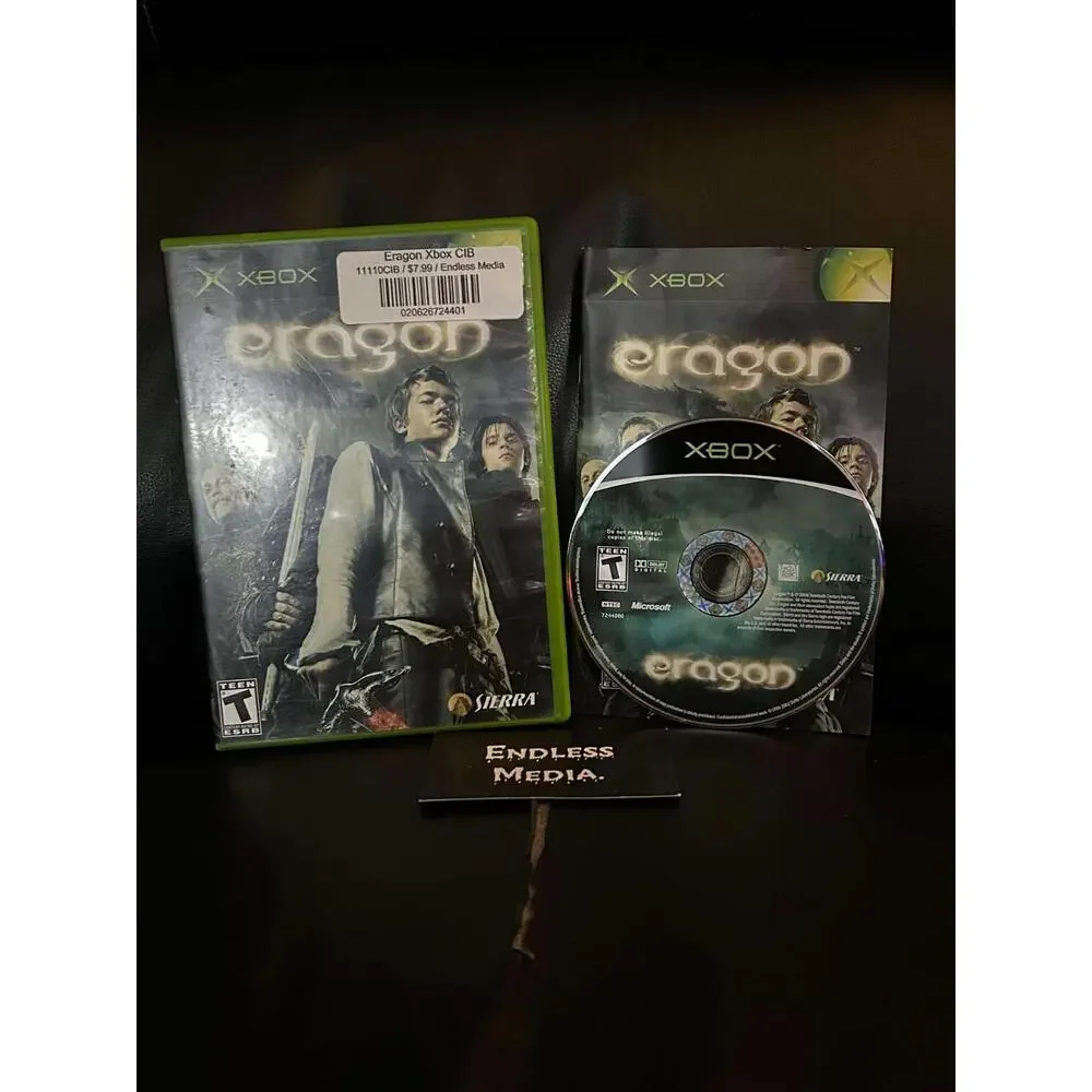 Eragon Microsoft Xbox CIB Video Game